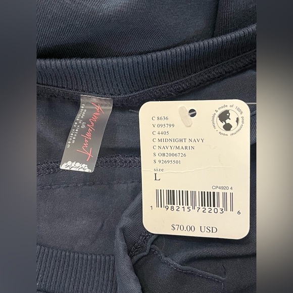 Free People Movement Hot Shot Micro SET- Navy NWT Large - Picture 13 of 14